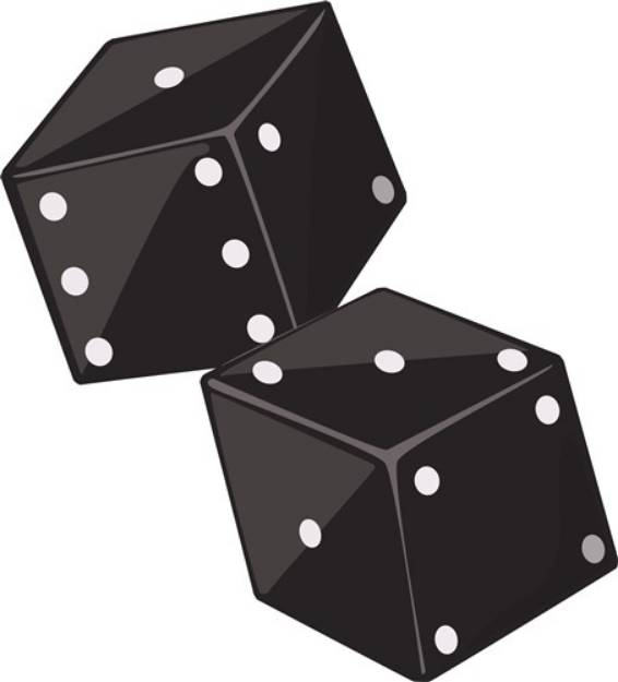Picture of Two Dice SVG File