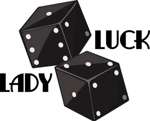 Picture of Lady Luck SVG File
