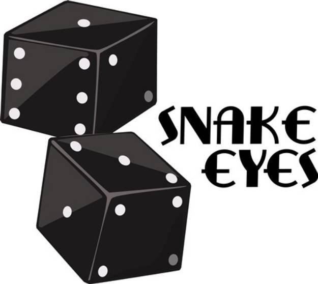 Picture of Snake Eyes SVG File