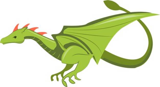 Picture of Green Dragon SVG File