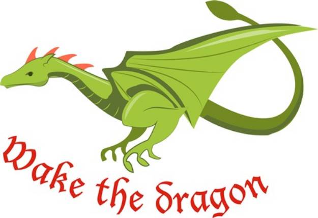 Picture of Wake The Dragon SVG File