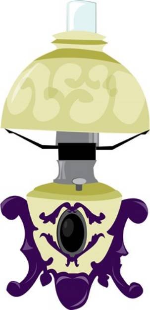Picture of Antique Lamp SVG File