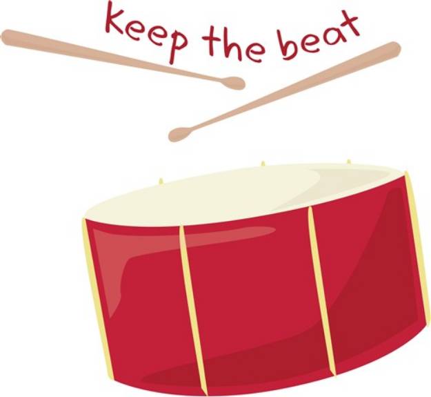 Picture of Keep The Beat SVG File