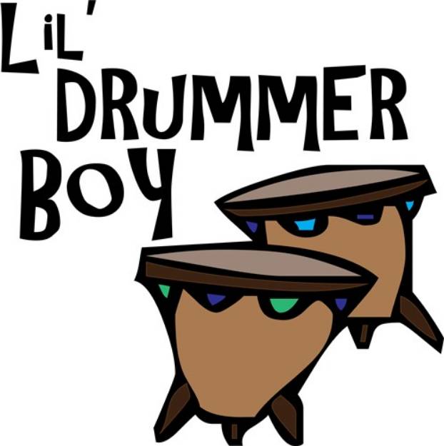 Picture of Drummer Boy SVG File