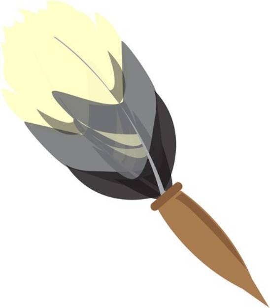 Picture of Feather Duster SVG File