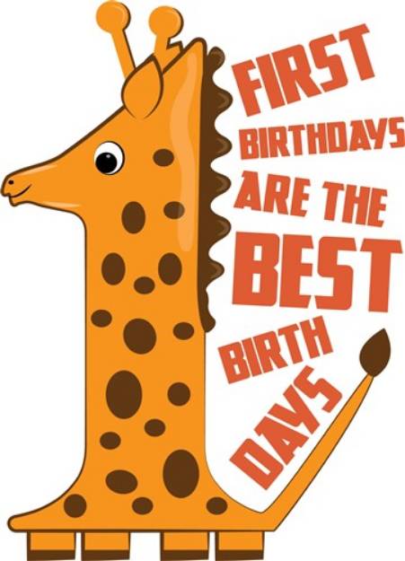 Picture of First Birthdays SVG File