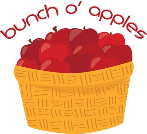 Picture of Bunch O Apples SVG File
