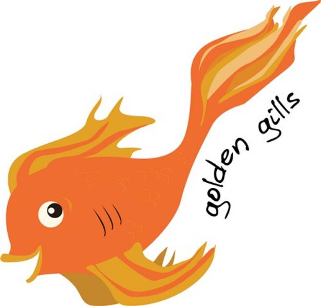 Picture of Golden Gills SVG File