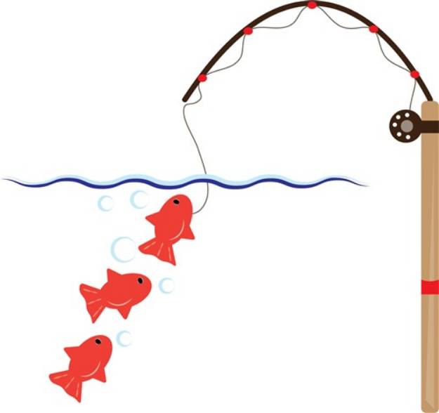 Picture of Fishing Scene SVG File