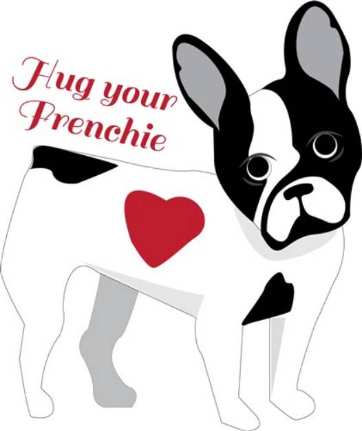 Picture of Hug Your Frenchie SVG File