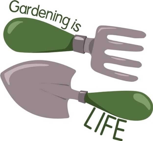 Picture of Gardening Is Life SVG File