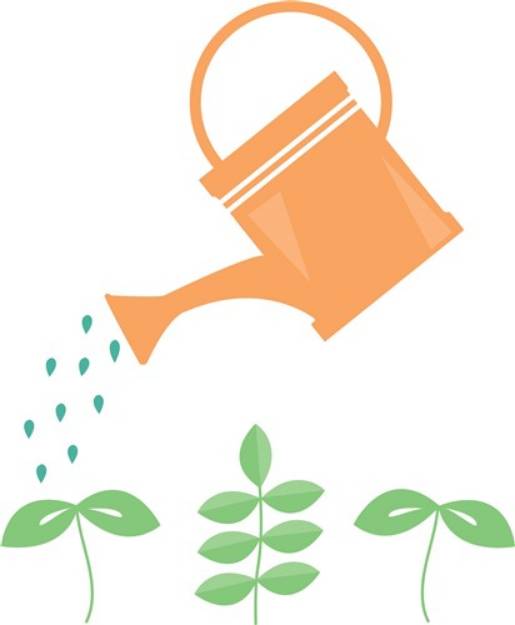 Picture of Watering Plants SVG File