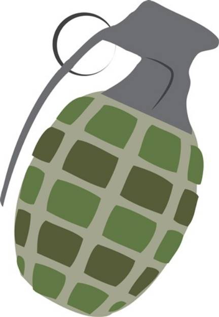 Picture of Hand Grenade SVG File
