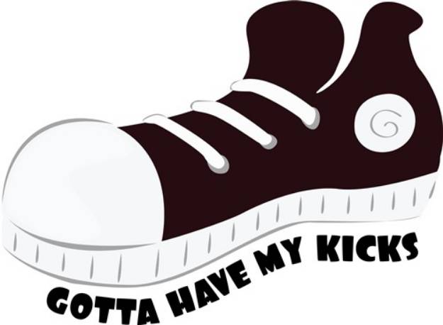 Picture of My Kicks SVG File