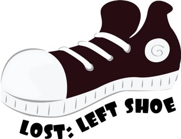 Picture of Left Shoe SVG File