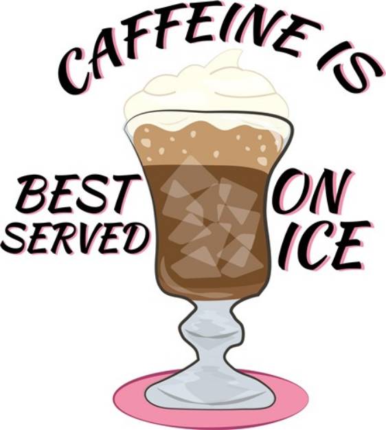 Picture of Caffeine On Ice SVG File