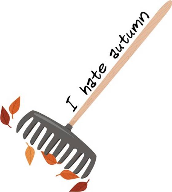 Picture of I Hate Autumn SVG File