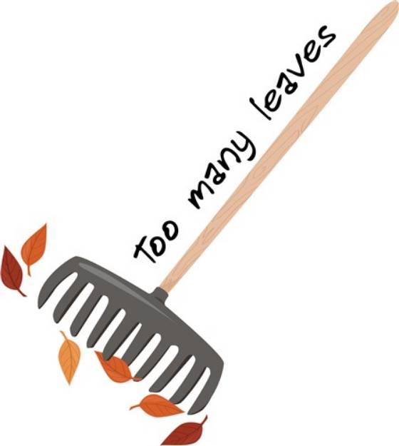 Picture of Too Many Leaves SVG File