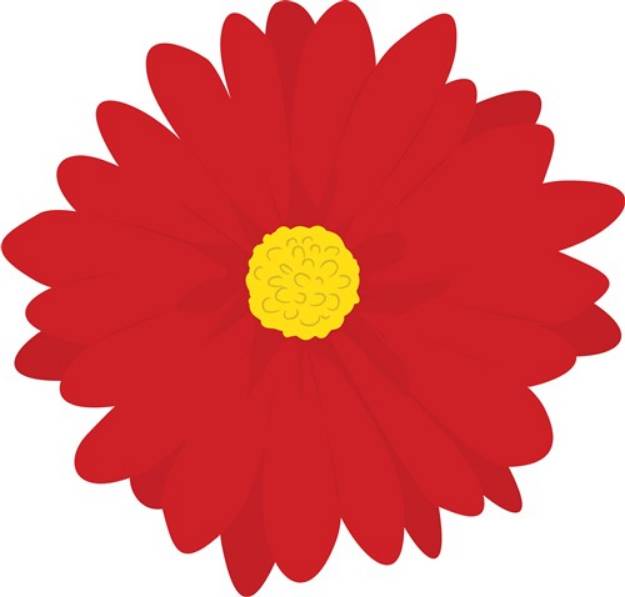 Picture of Red Flower Bloom SVG File