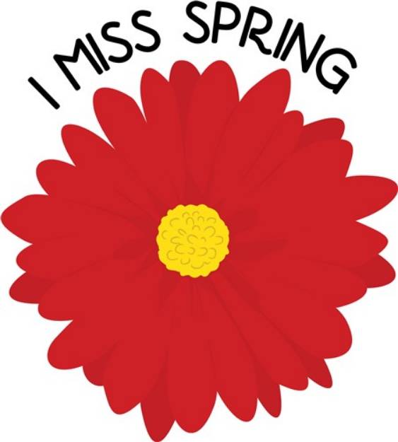 Picture of I Miss Spring SVG File