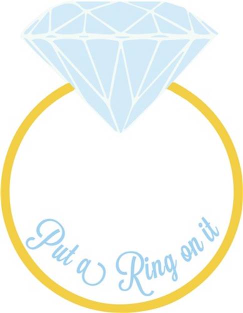 Picture of Put A Ring On It SVG File