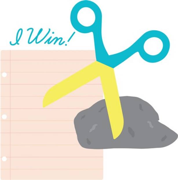 Picture of I Win! SVG File