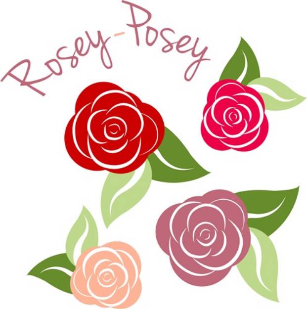 Picture of Rosey Posey SVG File