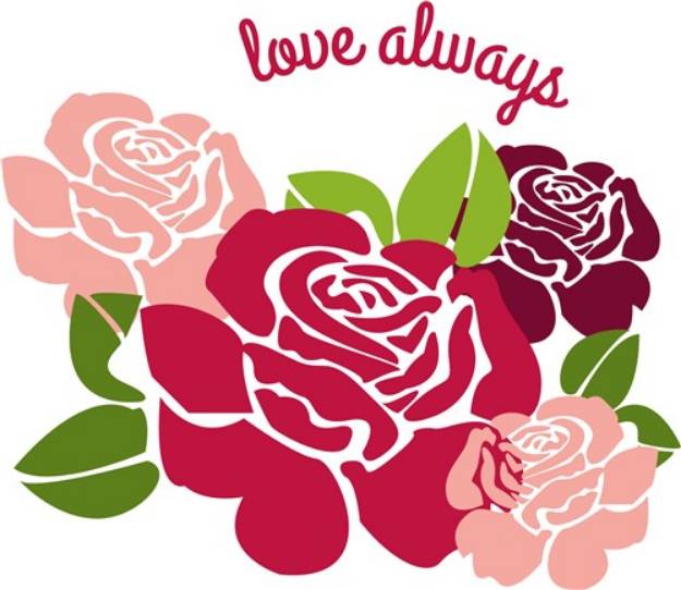 Picture of Love Always SVG File