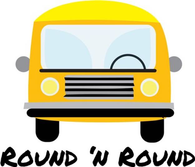 Picture of Round N Round SVG File
