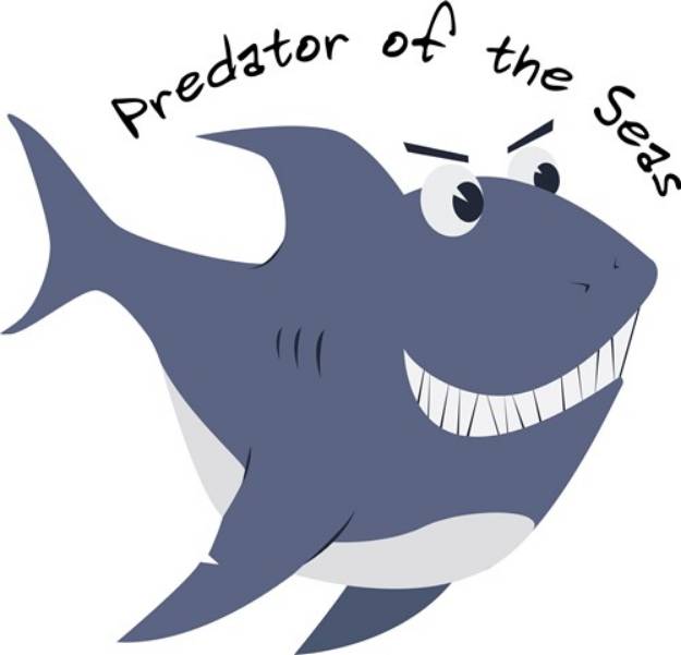 Picture of Predator Of The Seas SVG File