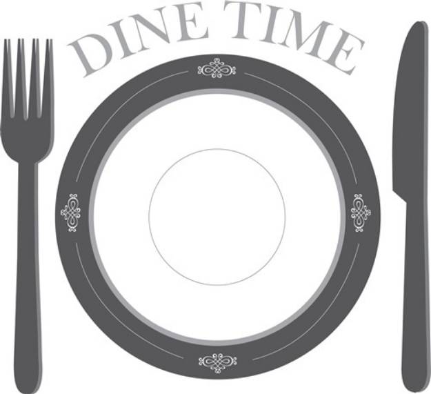 Picture of Dine Time SVG File