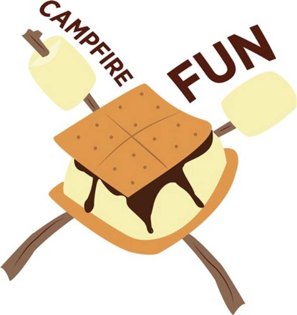 Picture of Campfire Fun SVG File