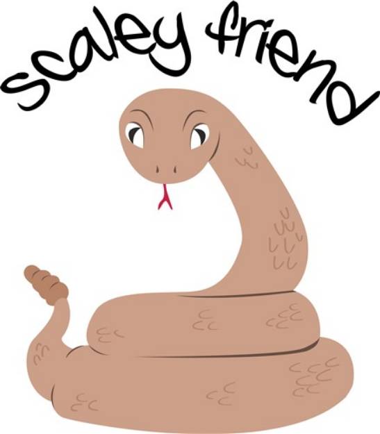 Picture of Scaley Friend SVG File