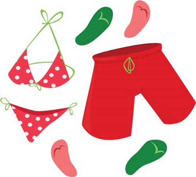 Picture of Bathing Suits SVG File