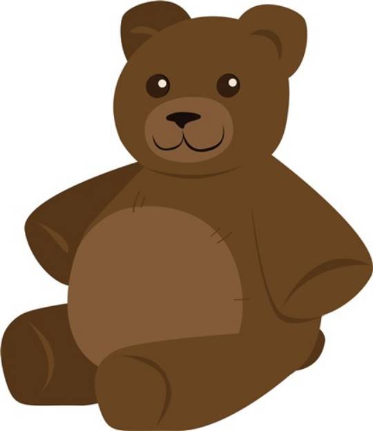 Picture of Teddy Bear SVG File