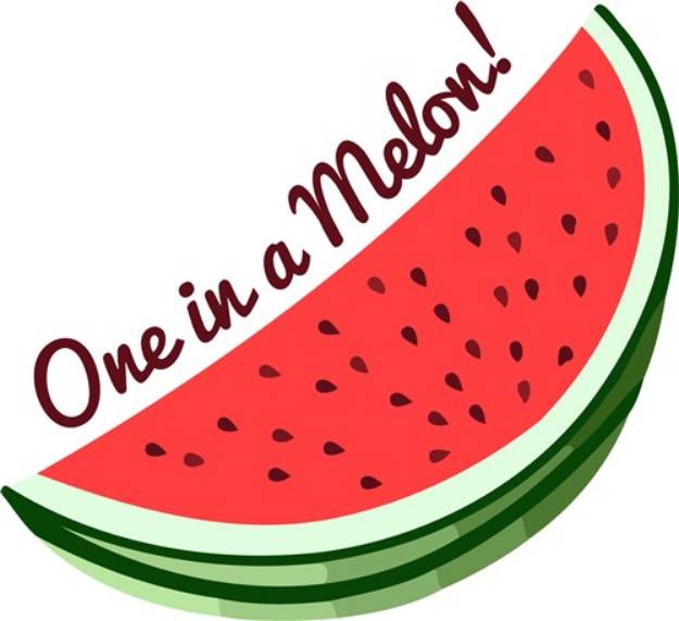 Picture of One Melon SVG File