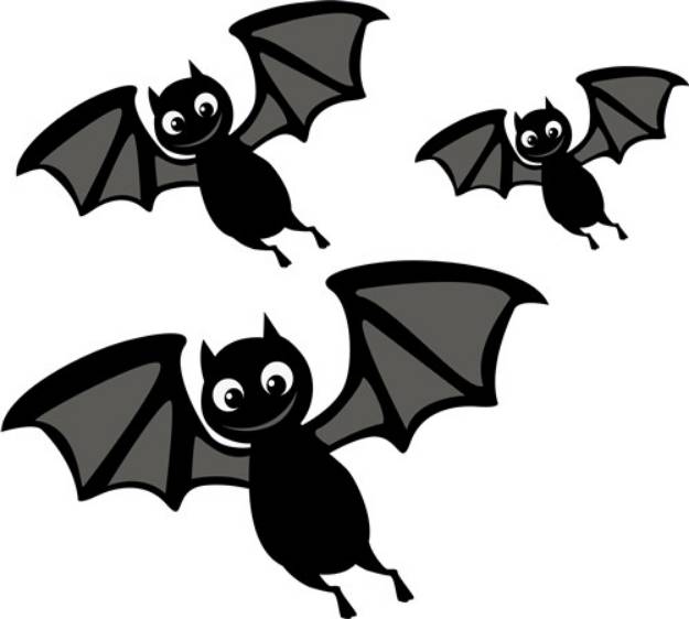 Picture of Flying Bats SVG File