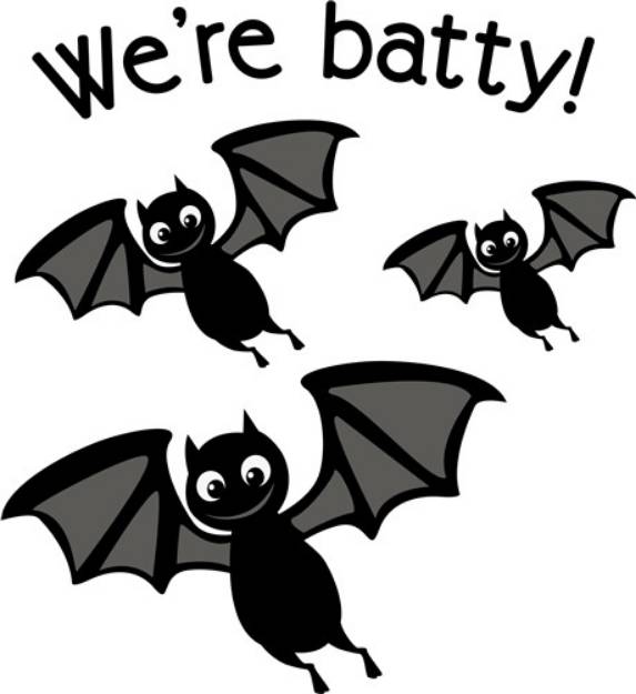 Picture of Were Batty SVG File