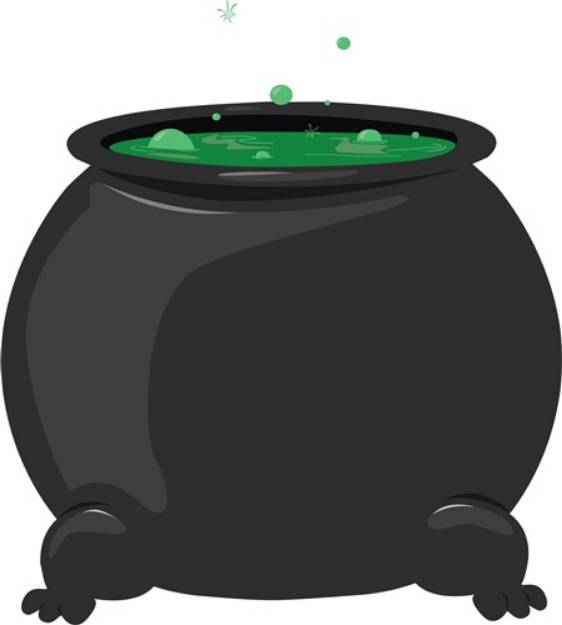 Picture of Witch Cauldron SVG File