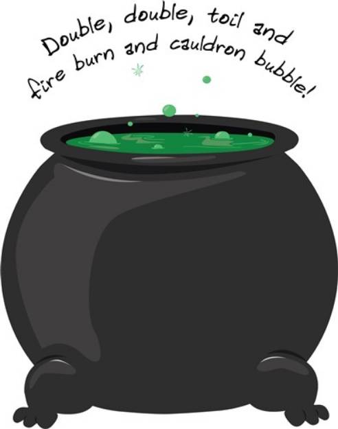 Picture of Cauldron Bubble SVG File