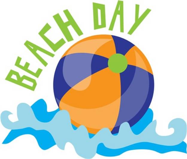Picture of Beach Day SVG File