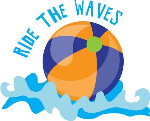 Picture of Ride The Waves SVG File