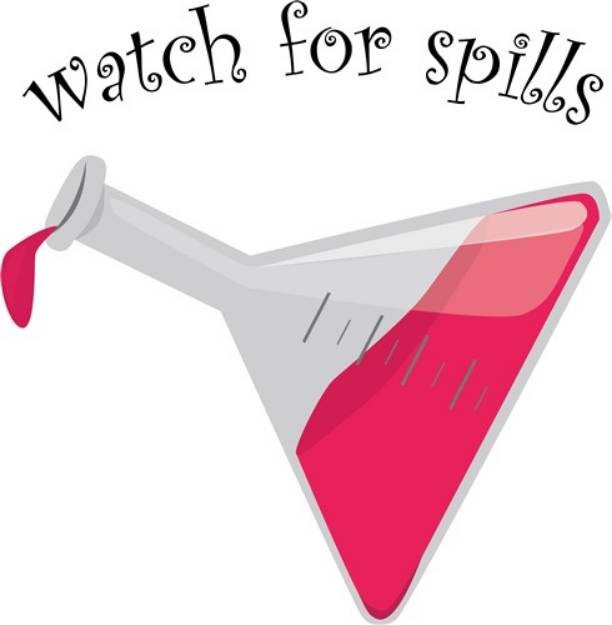 Picture of Watch For Spills SVG File