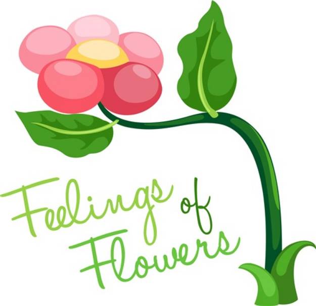 Picture of Feelings Of Flowers SVG File