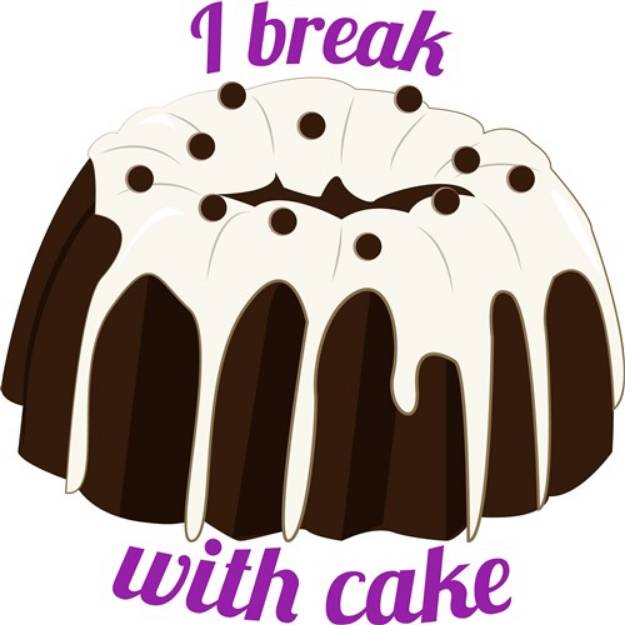 Picture of Break With Cake SVG File