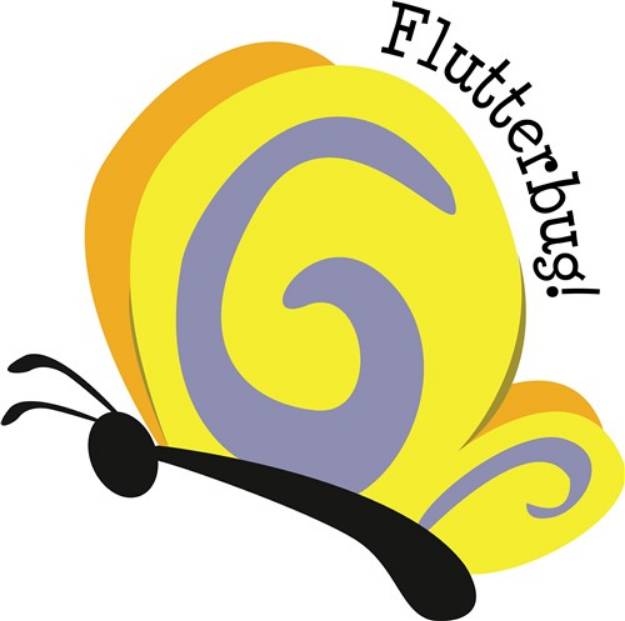 Picture of Flutterbug SVG File