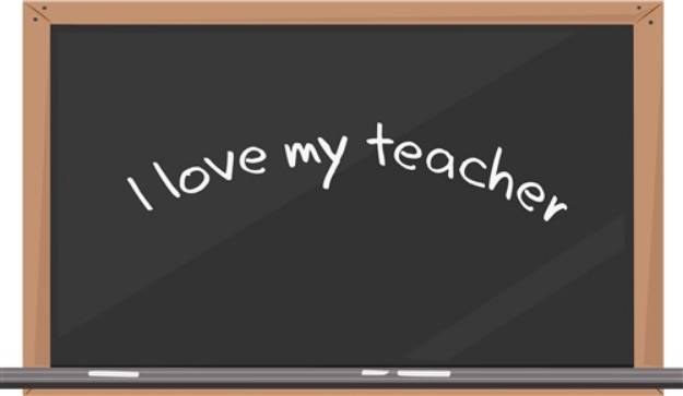 Picture of Love My Teacher SVG File