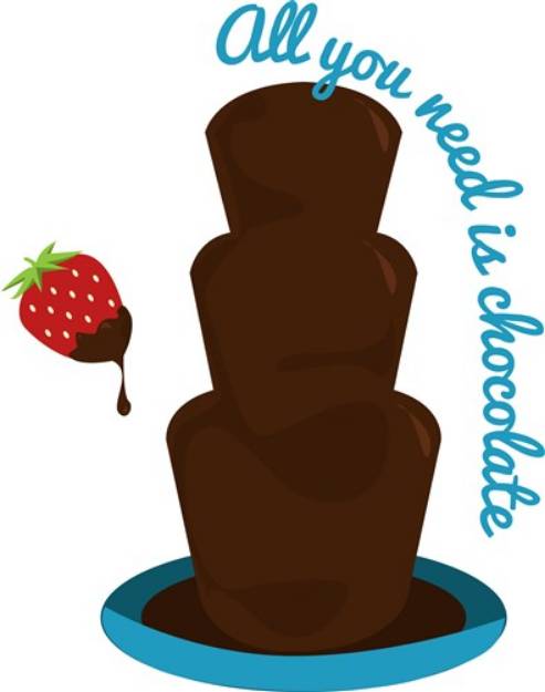 Picture of Need Chocolate SVG File