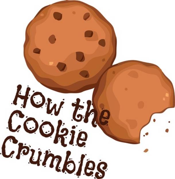 Picture of Cookies Crumbles SVG File