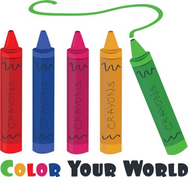 Picture of Color Your World SVG File